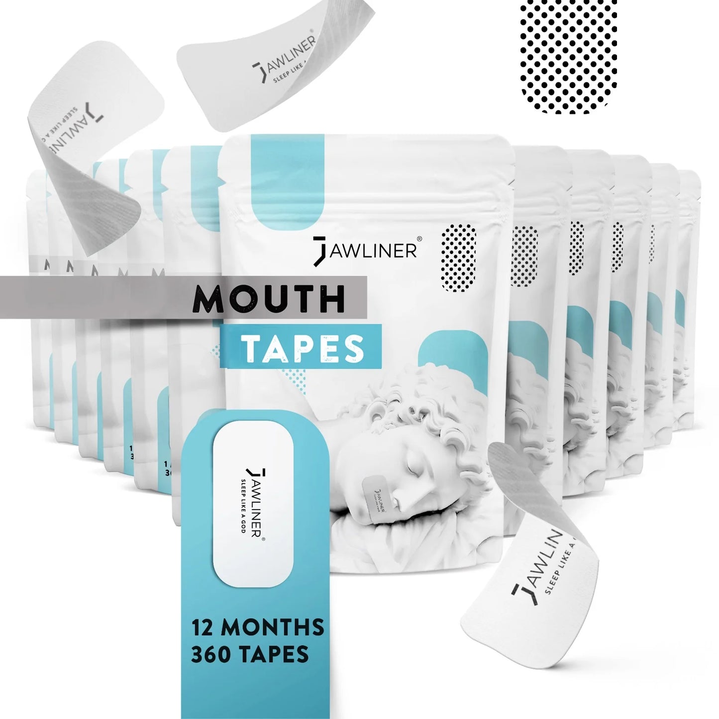 JAWLINER® Anti Snoring Mouth Tape