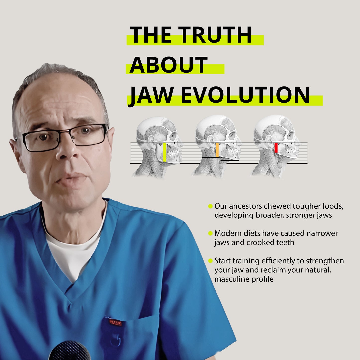 Chicle entrenador de mandíbula Jawliner®