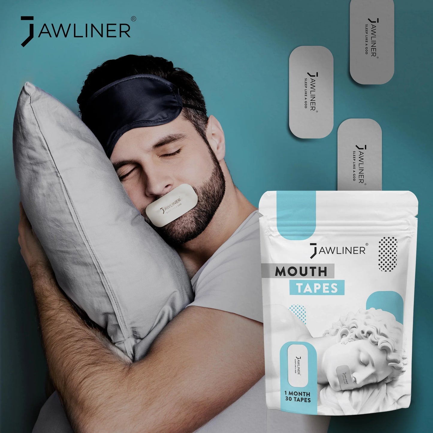 JAWLINER® Anti Snoring Mouth Tape