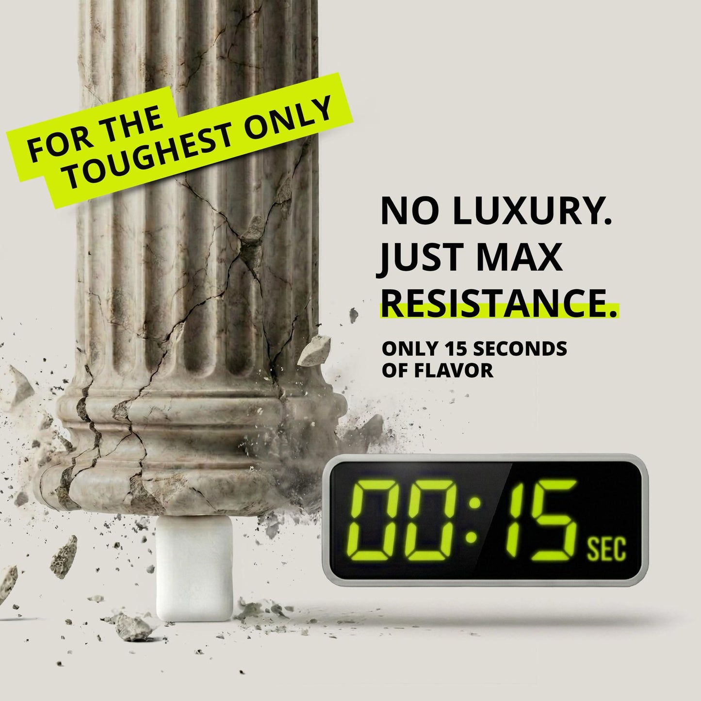 Chicle entrenador de mandíbula Jawliner®